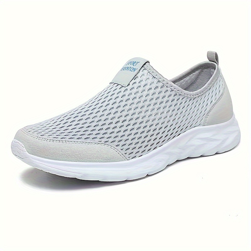 mens slip on breathable spring summer training shoes durable for park workout fishing outdoor activities details 1