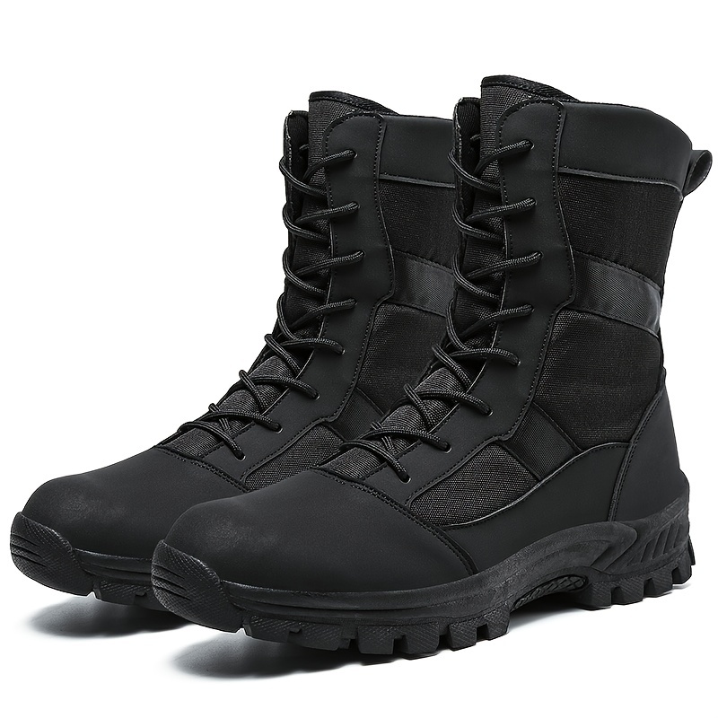 Mens Work Boots Wear Resistant Anti Skid Outdoor Shoes Highquality & Affordable Temu details 0