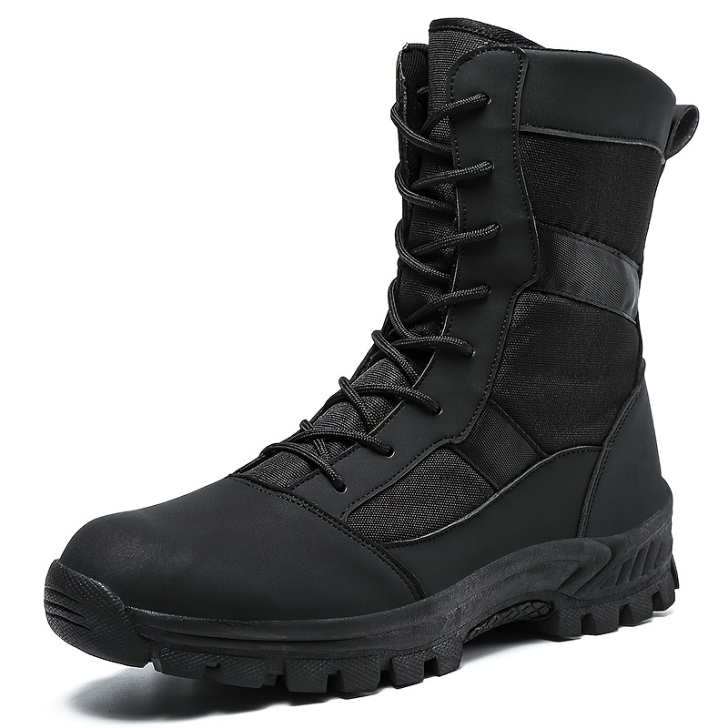 Mens Work Boots Wear Resistant Anti Skid Outdoor Shoes Highquality & Affordable Temu details 1